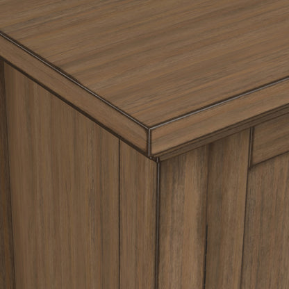 Rustic Natural Aged Brown | Redmond Low Storage Cabinet