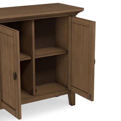 Rustic Natural Aged Brown | Redmond Low Storage Cabinet