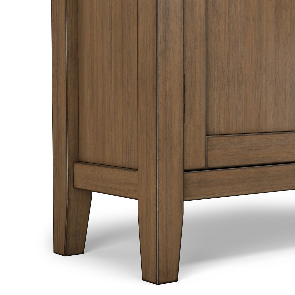 Rustic Natural Aged Brown | Redmond Low Storage Cabinet