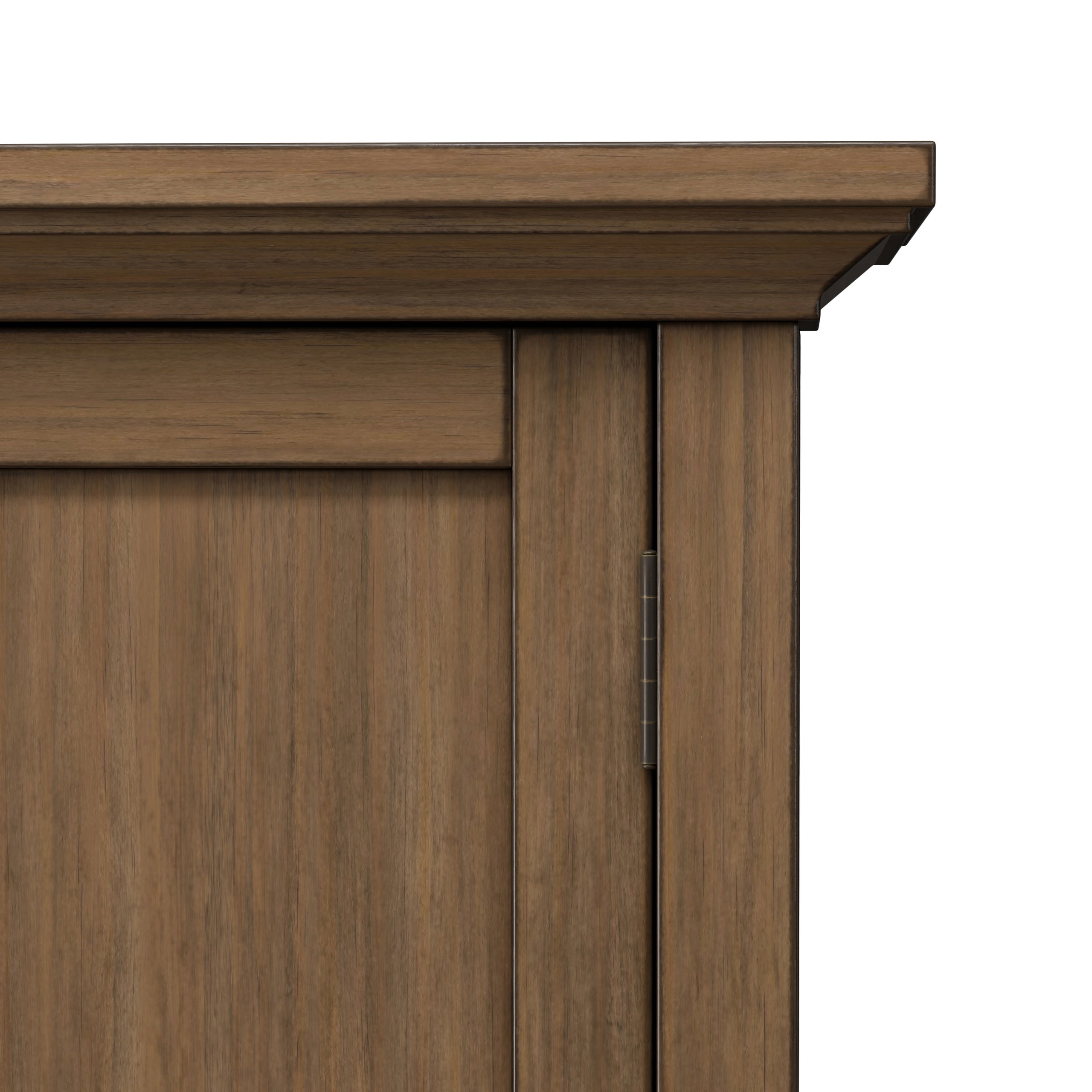 Rustic Natural Aged Brown | Redmond Low Storage Cabinet