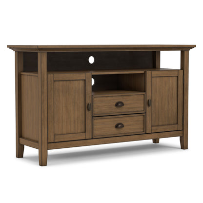 Rustic Natural Aged Brown | Redmond Tall TV Stand