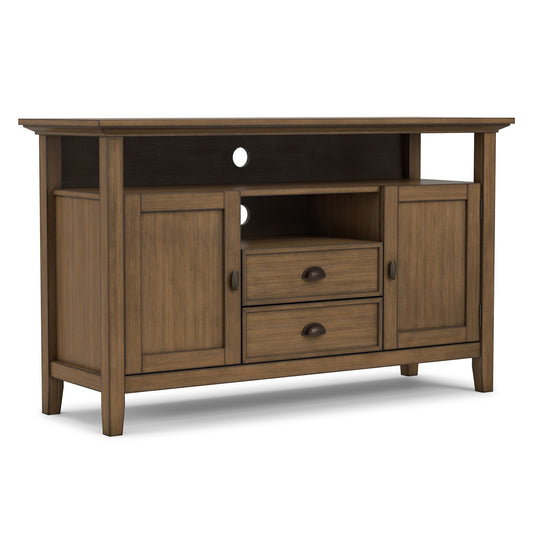 Rustic Natural Aged Brown | Redmond Tall TV Stand