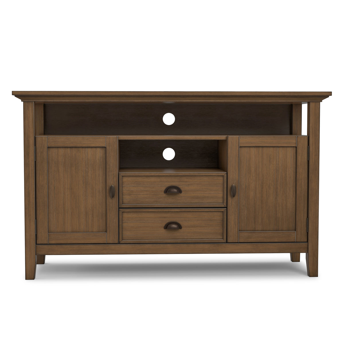 Rustic Natural Aged Brown | Redmond Tall TV Stand