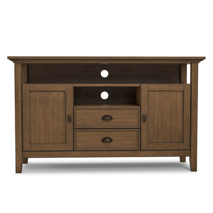 Rustic Natural Aged Brown | Redmond Tall TV Stand
