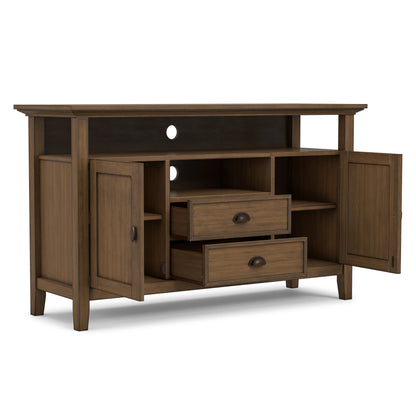 Rustic Natural Aged Brown | Redmond Tall TV Stand