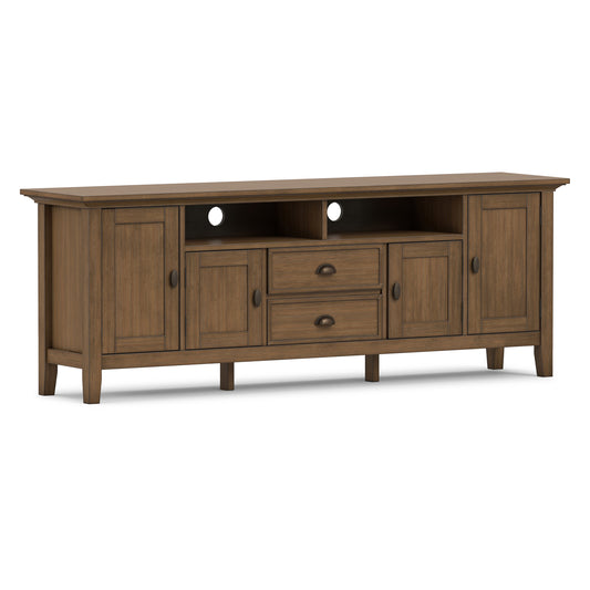 Rustic Natural Aged Brown | Redmond 72 inch TV Stand