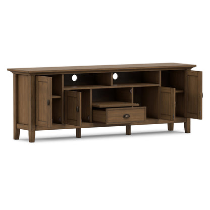 Rustic Natural Aged Brown | Redmond 72 inch TV Stand