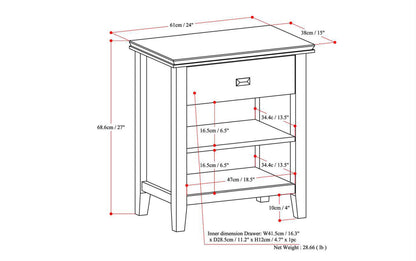 Distressed Grey | Artisan Bedside Table