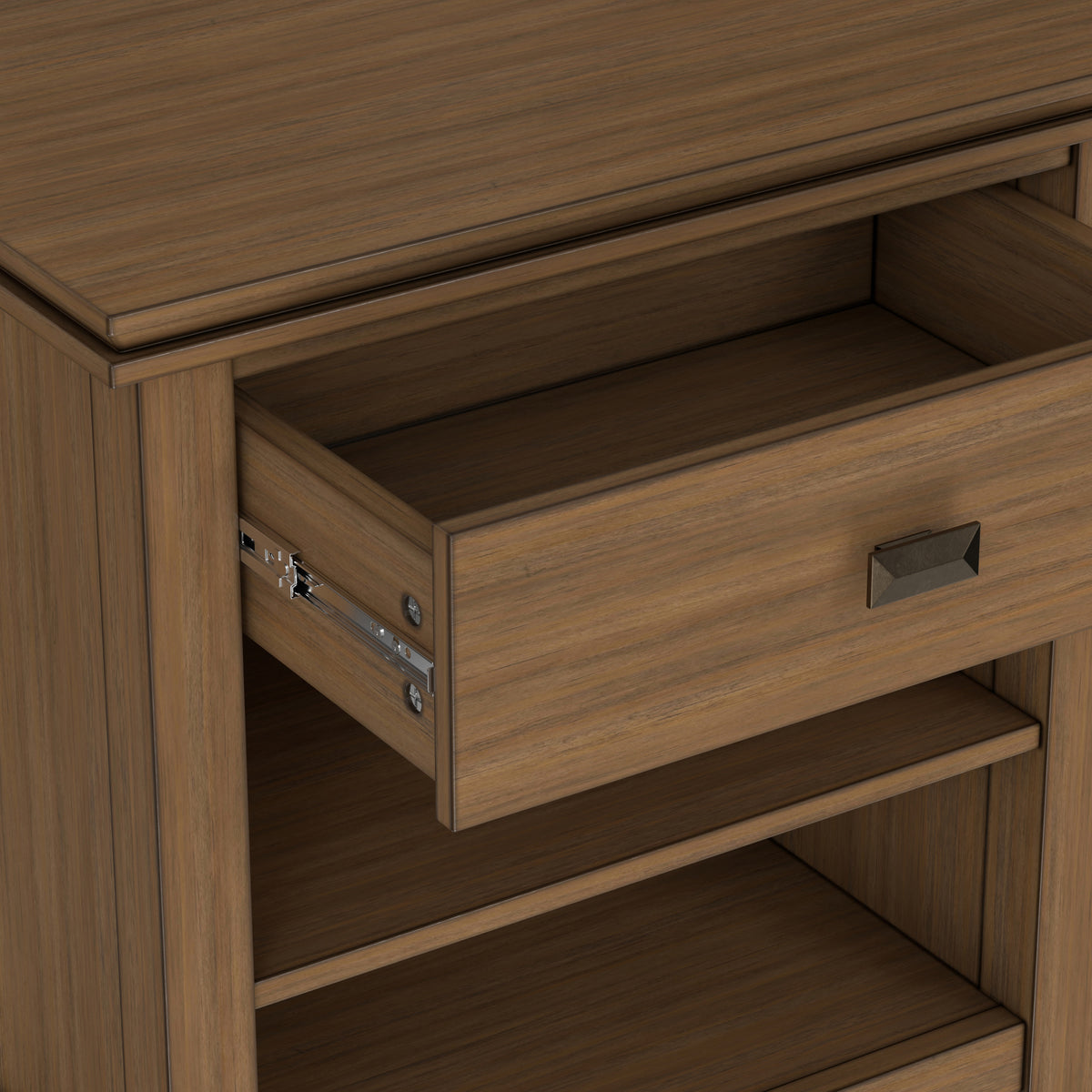Rustic Natural Aged Brown | Artisan Nightstand