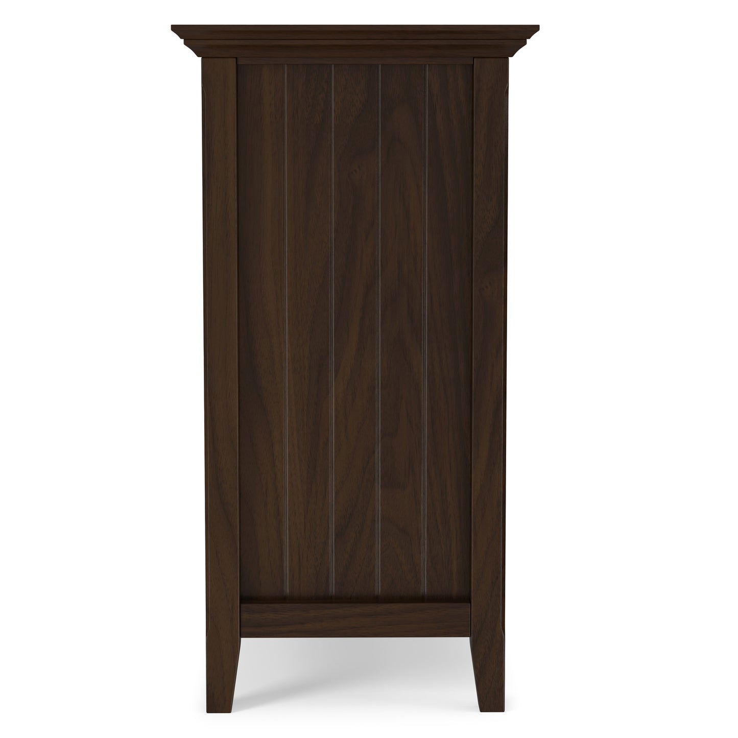 Brunette Brown Solid Wood - Pine | Bedford Tall TV Stand