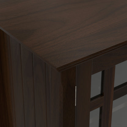 Brunette Brown Solid Wood - Pine | Bedford Tall TV Stand