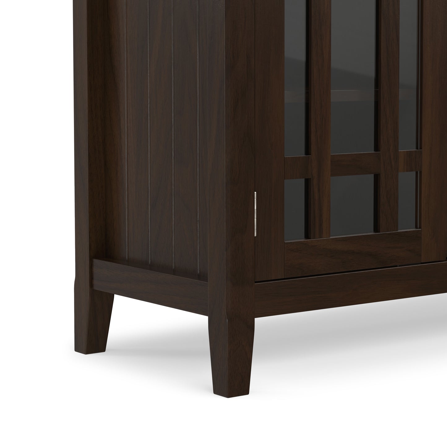 Brunette Brown Solid Wood - Pine | Bedford Tall TV Stand