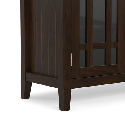 Brunette Brown Solid Wood - Pine | Bedford Tall TV Stand
