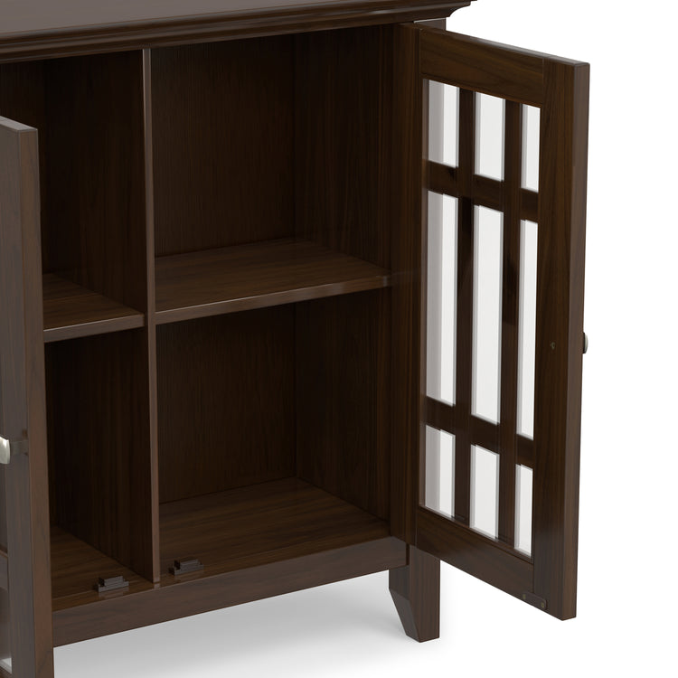 Brunette Brown | Bedford Low Storage Media Cabinet