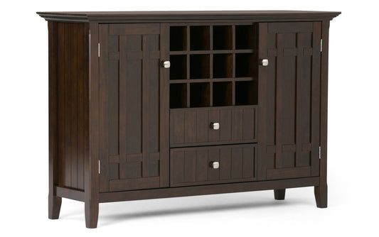 Brunette Brown | Bedford Sideboard Buffet & Winerack