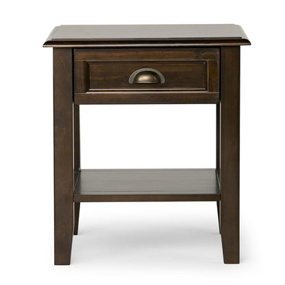 Mahogany Brown | Burlington End Side Table
