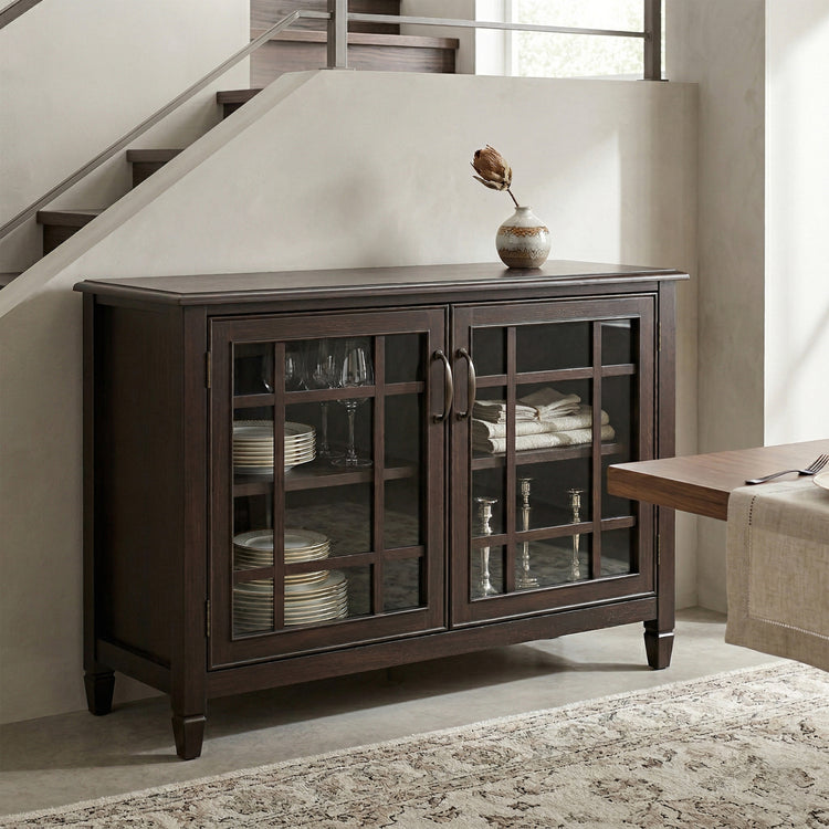Dark Chestnut Brown | Connaught Low Storage Cabinet