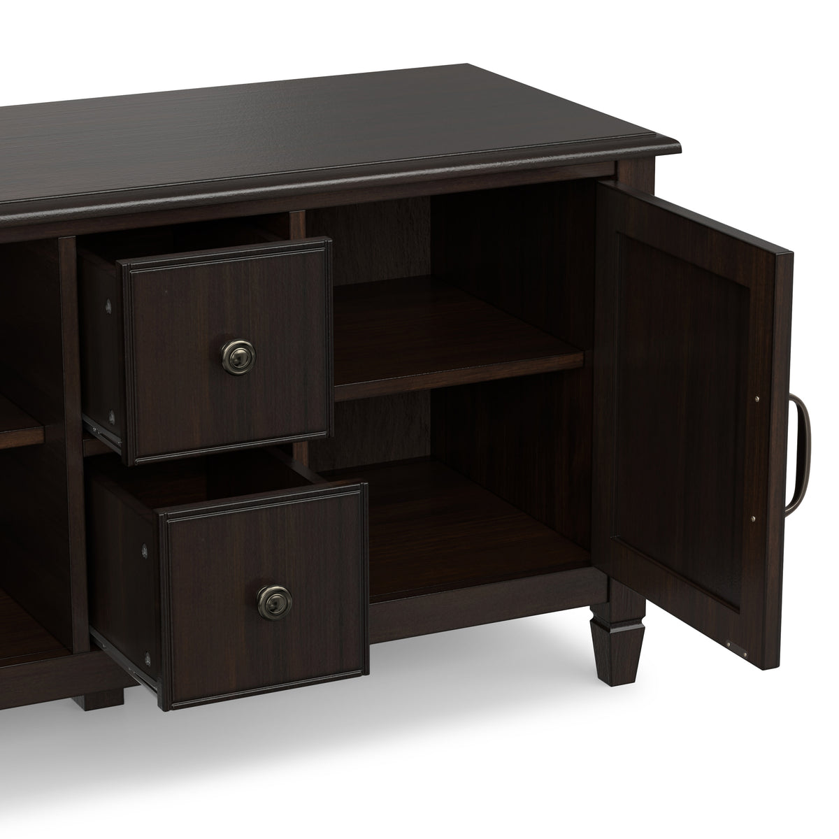 Dark Chestnut Brown | Connaught 72 inch TV Stand