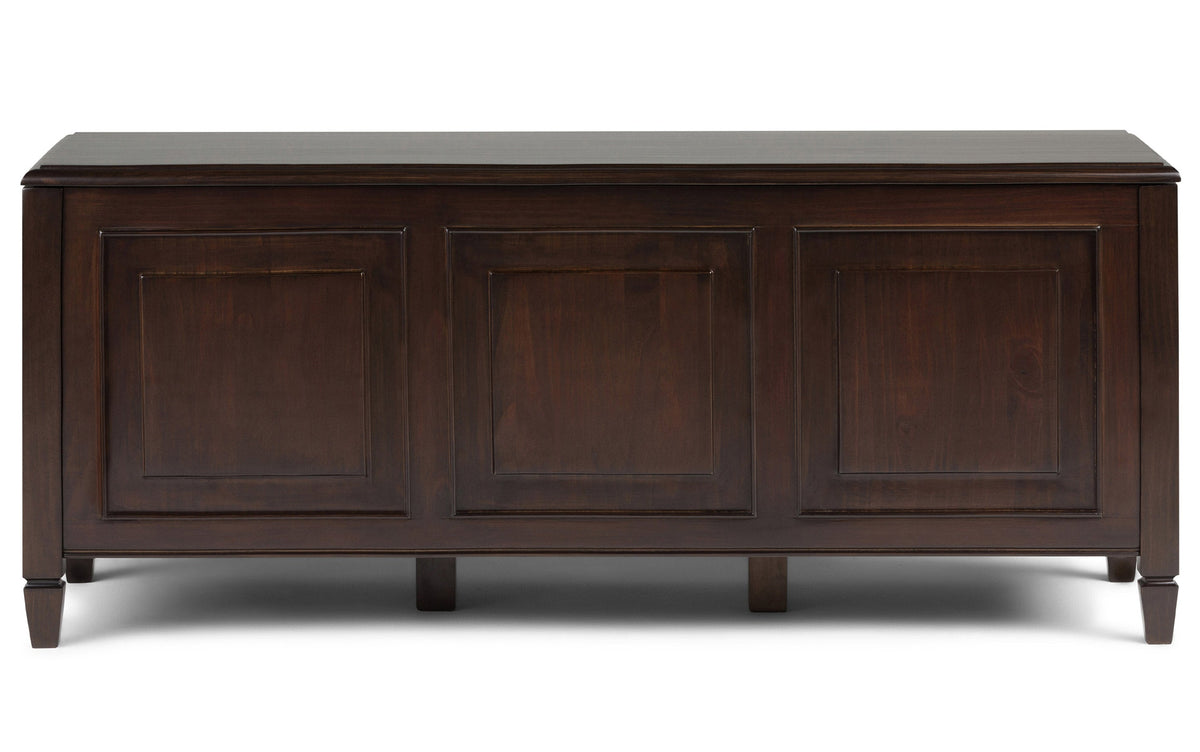 Dark Chestnut Brown | Connaught Medium Storage Bench Trunk