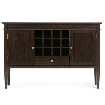 Brunette Brown | Carlton Sideboard Buffet & Wine Rack