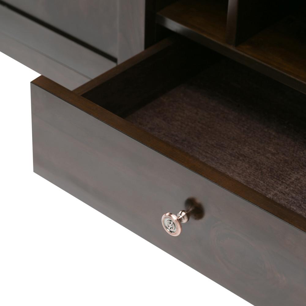 Brunette Brown | Carlton Sideboard Buffet & Wine Rack