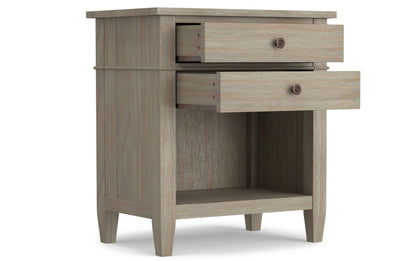 Distressed Grey | Carlton Bedside Table