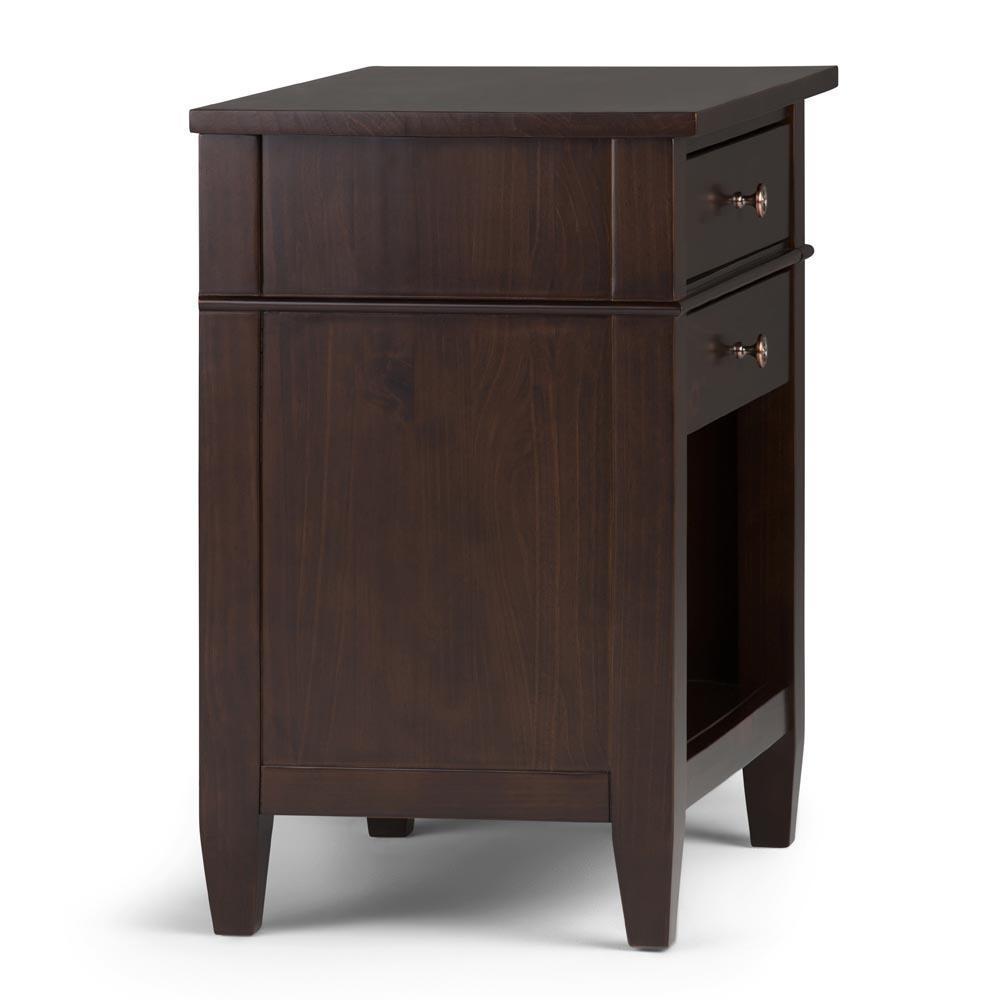 Brunette Brown | Carlton Bedside Table