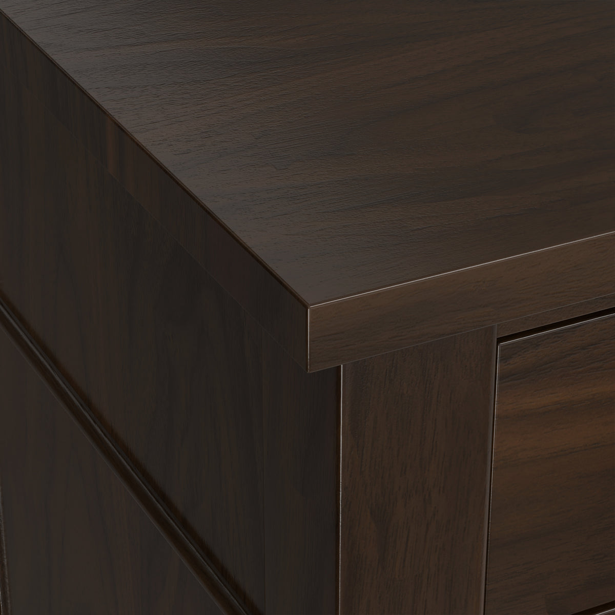 Brunette Brown | Carlton Bedside Table