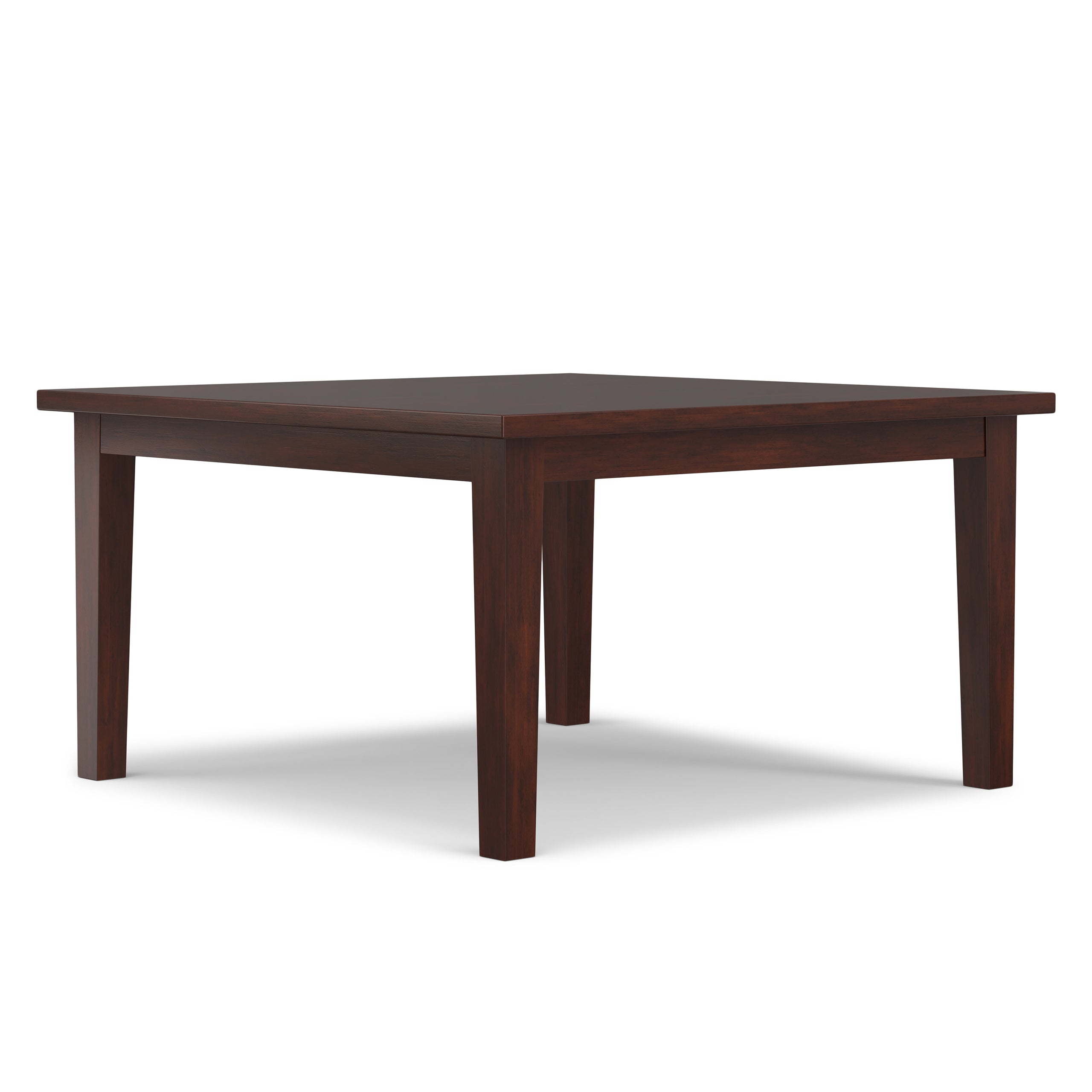 Java Brown Rubberwood | Eastwood Square Dining Table in Rubberwood