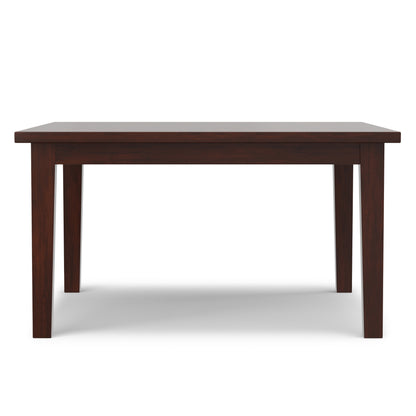 Java Brown Rubberwood | Eastwood Square Dining Table in Rubberwood