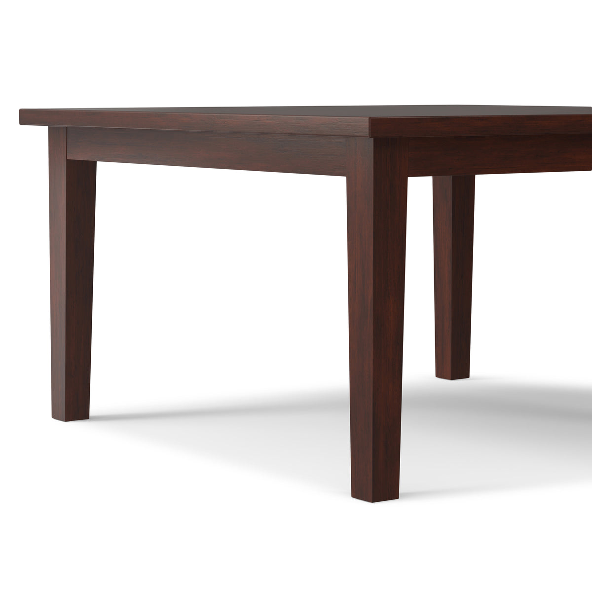 Java Brown Rubberwood | Eastwood Square Dining Table in Rubberwood