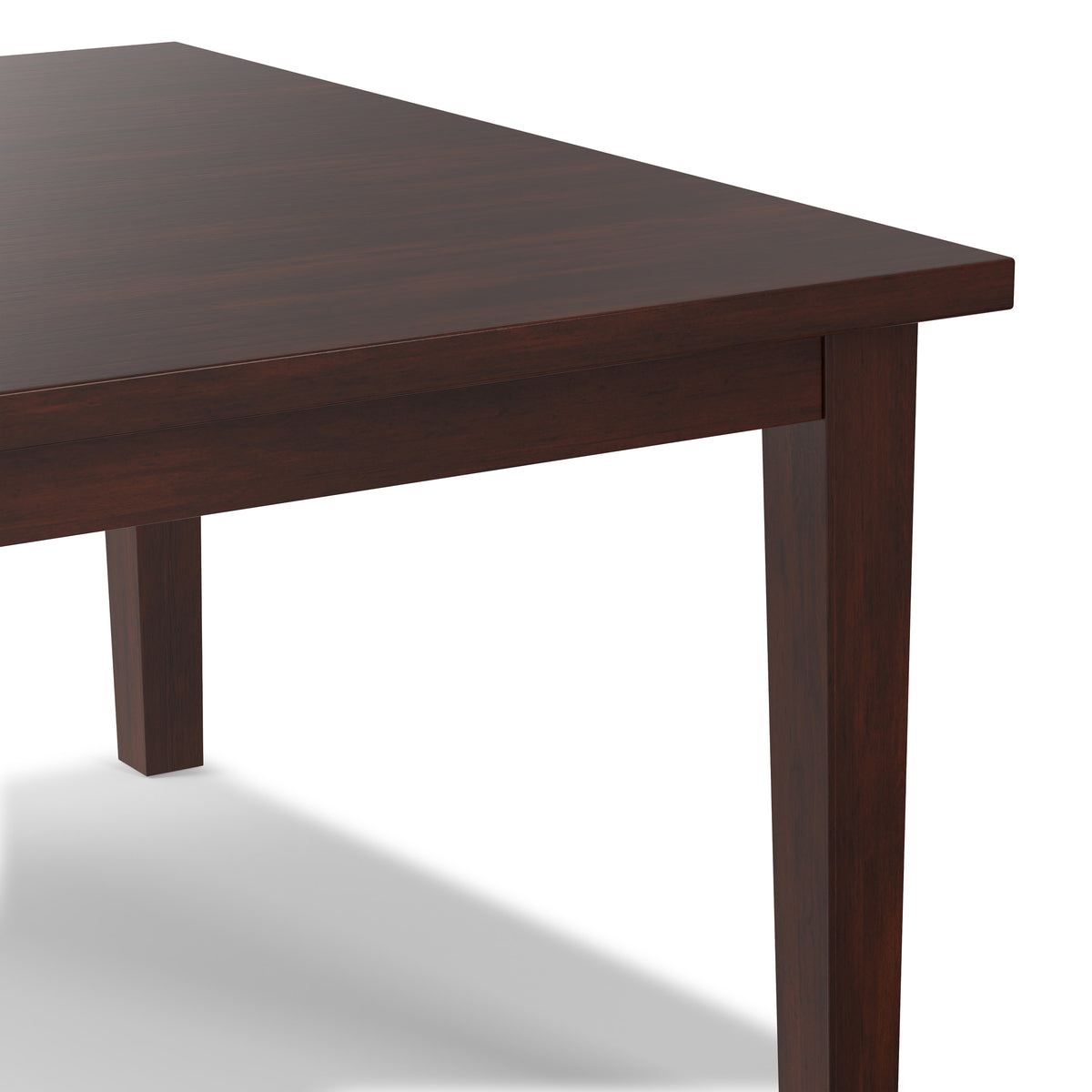Java Brown Rubberwood | Eastwood Square Dining Table in Rubberwood