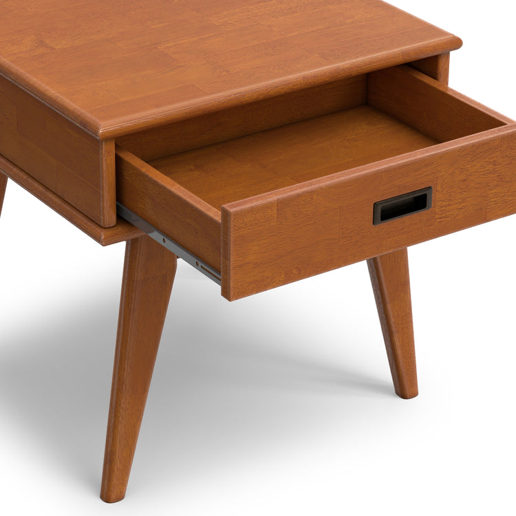 Teak Brown | Draper Mid Century End Table