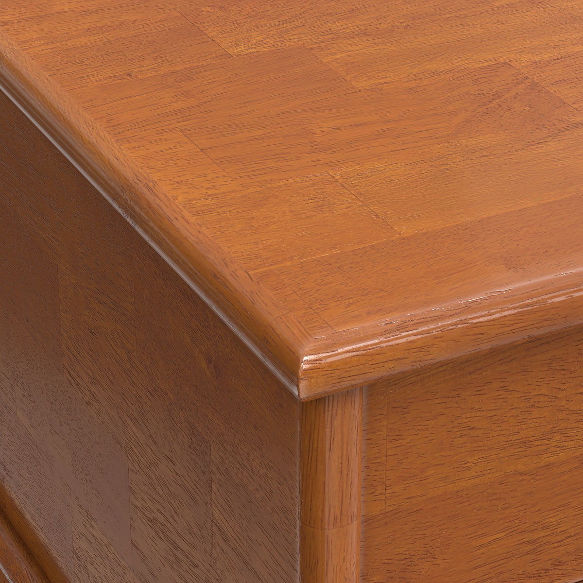 Teak Brown | Draper Mid Century Side Table