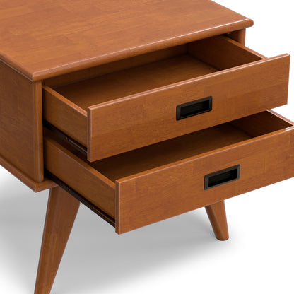 Teak Brown | Draper Mid Century Side Table