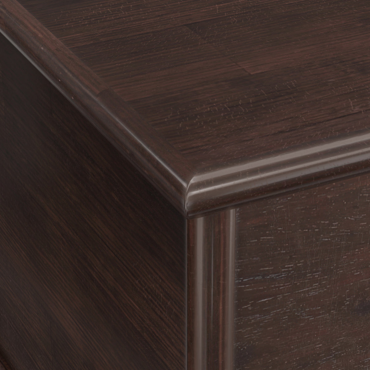 Medium Auburn Brown | Draper Mid Century Side Table