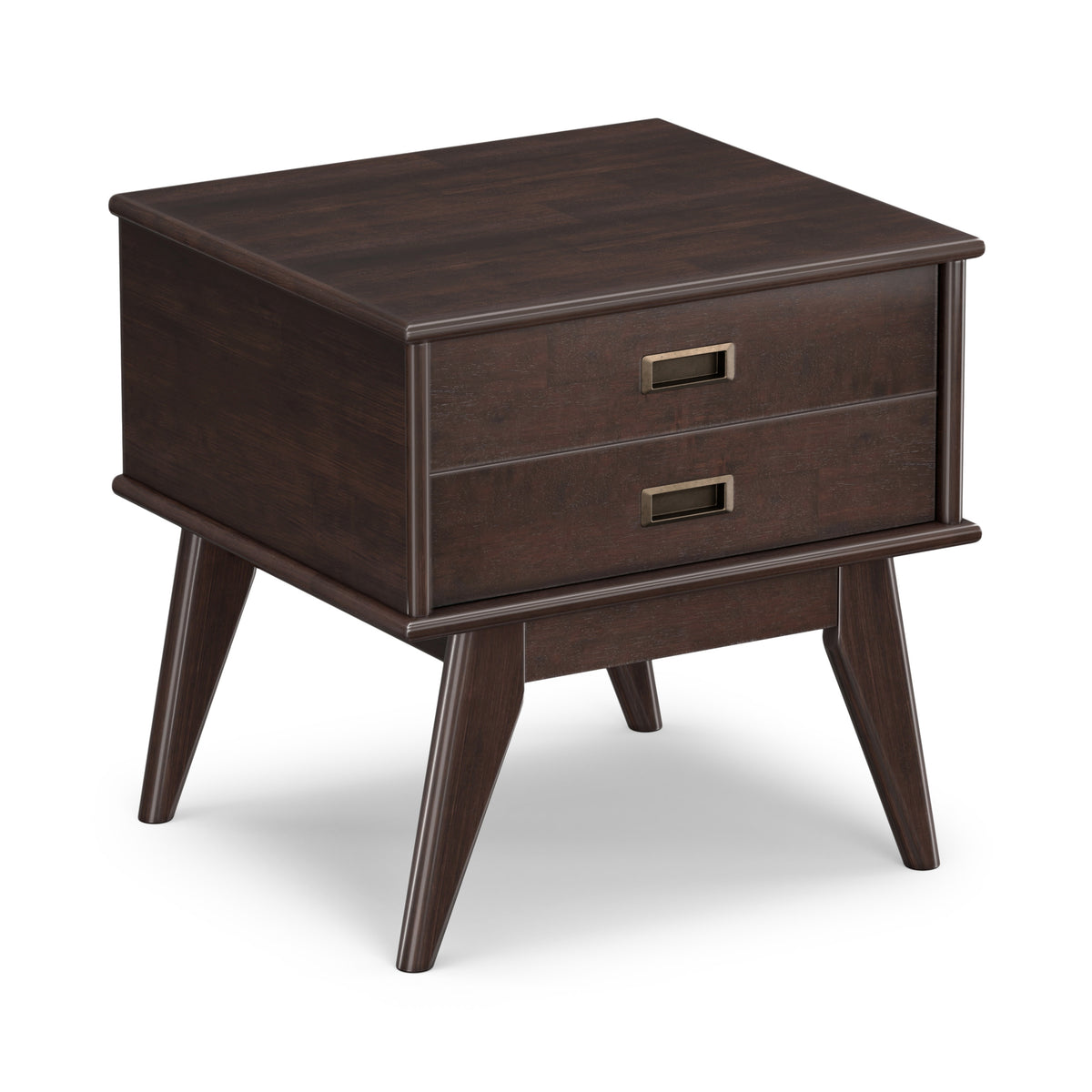 Medium Auburn Brown | Draper Mid Century Side Table