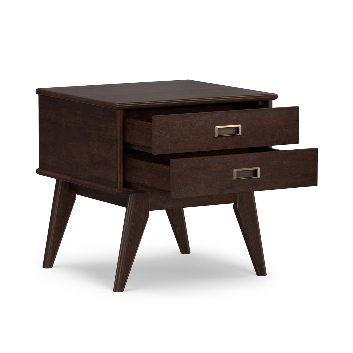 Medium Auburn Brown | Draper Mid Century Side Table