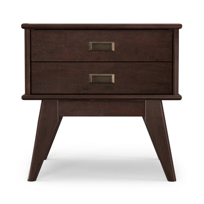 Medium Auburn Brown | Draper Mid Century Side Table