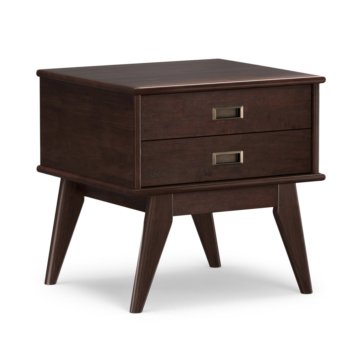 Medium Auburn Brown | Draper Mid Century Side Table
