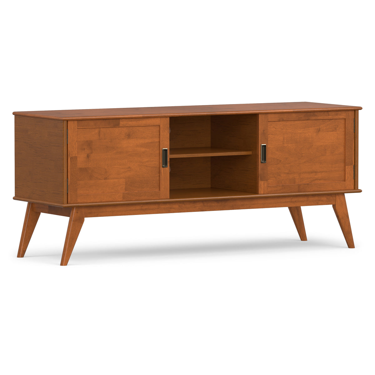 Teak Brown | Draper Mid Century Low TV Stand