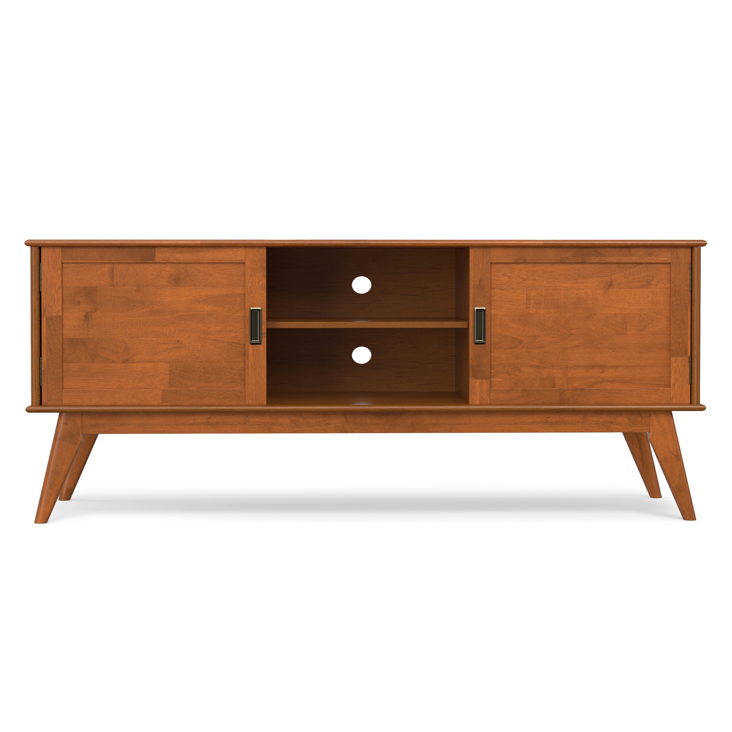 Teak Brown | Draper Mid Century Low TV Stand