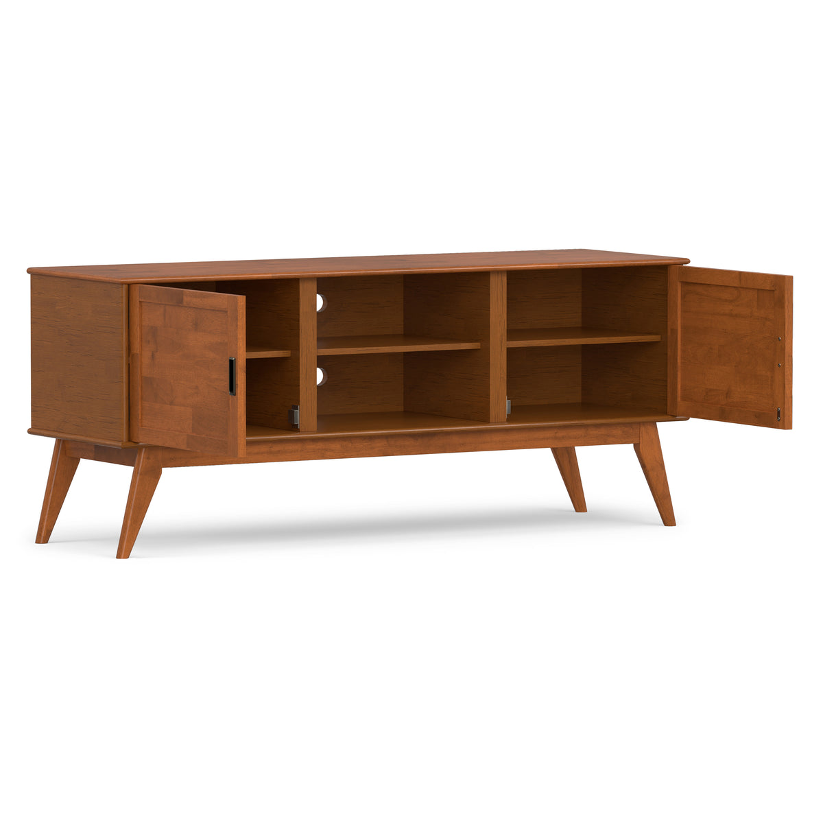 Teak Brown | Draper Mid Century Low TV Stand