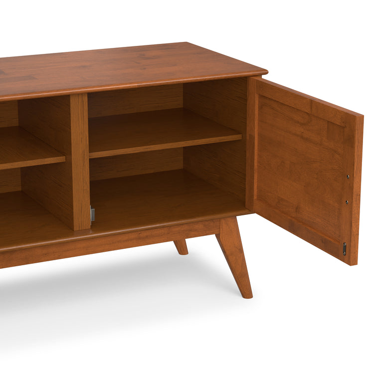 Teak Brown | Draper Mid Century Low TV Stand