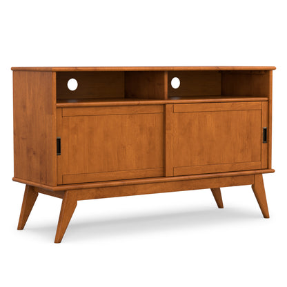Teak Brown | Draper Tall TV Media Stand