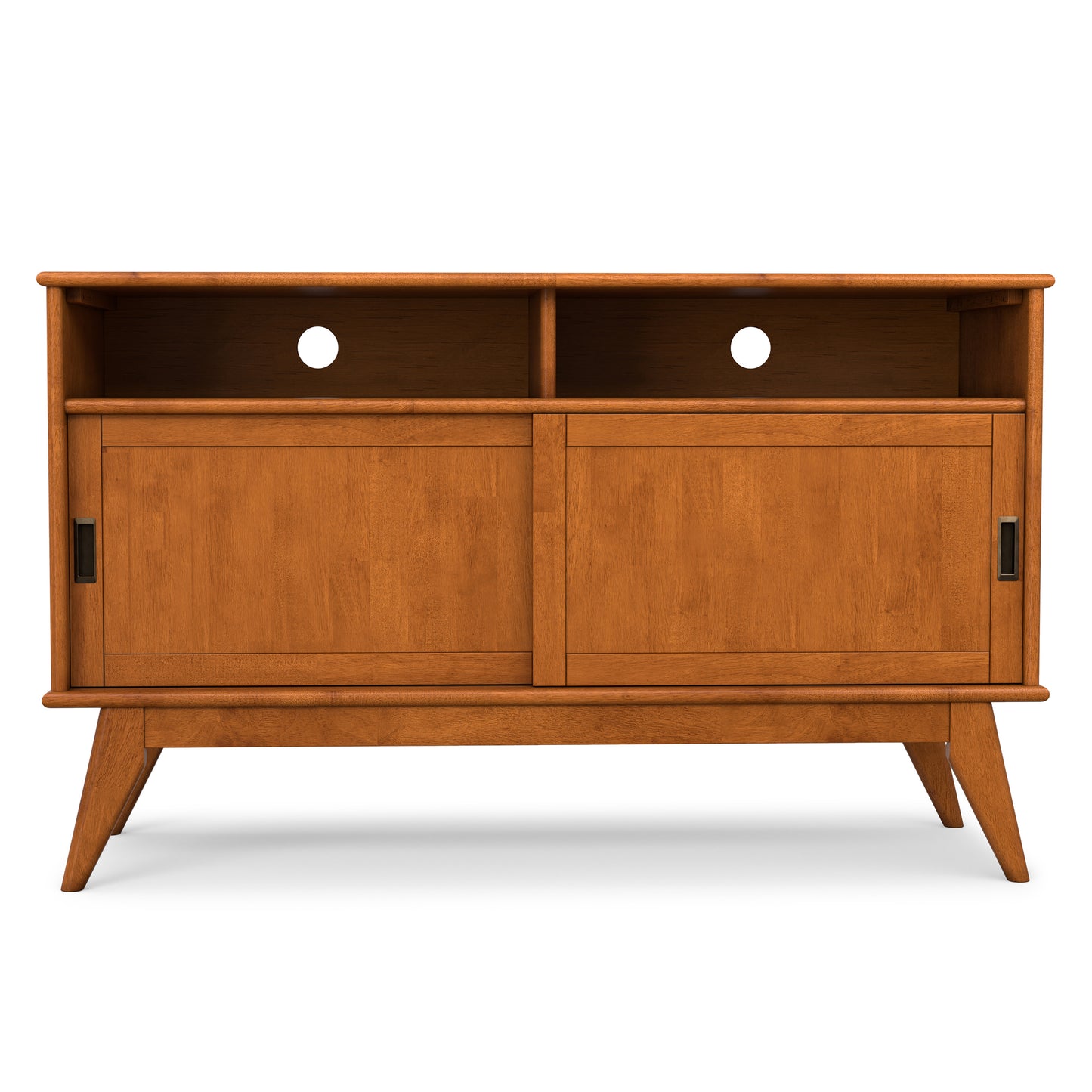 Teak Brown | Draper Tall TV Media Stand