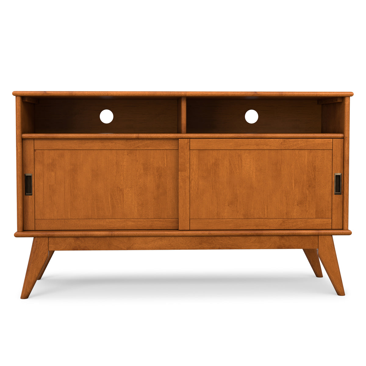Teak Brown | Draper Tall TV Media Stand