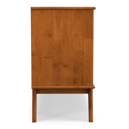 Teak Brown | Draper Tall TV Media Stand