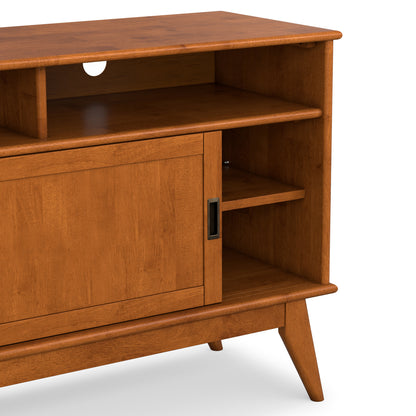 Teak Brown | Draper Tall TV Media Stand