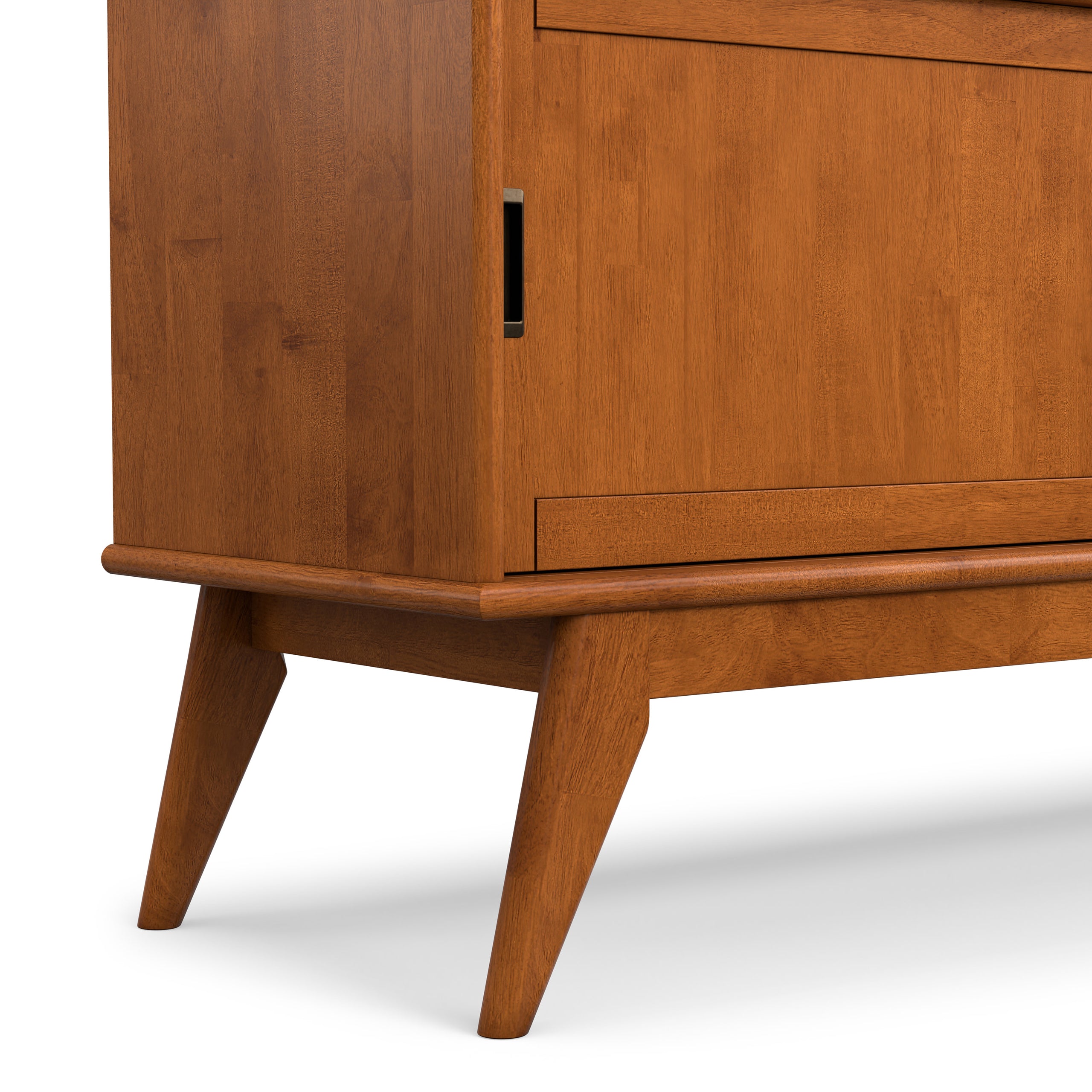 Teak Brown | Draper Tall TV Media Stand